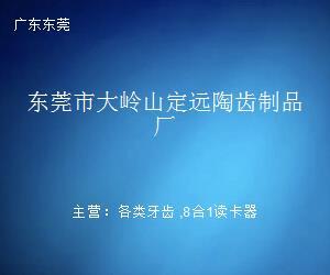 东莞市大岭山定远陶齿制品厂