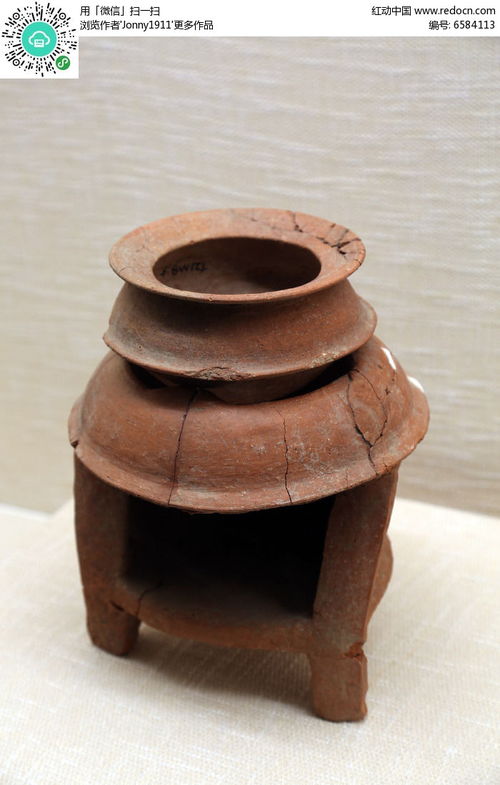 新石器时代陶釜陶灶高清图片下载 红动网